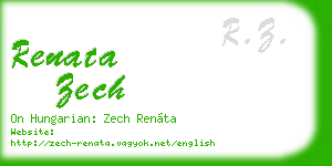 renata zech business card